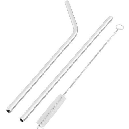 Canudos para drinks de metal reutilizável